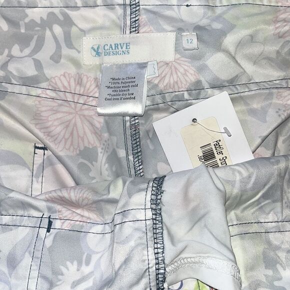 NEW WITH TAGS WOMEN’S SIZE 12 CARVE DESIGNS REEF 7” PADDLER SHORT - Picture 6 of 7